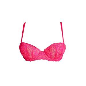victoria's secret pink lace push-up bra